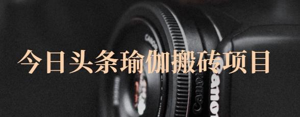 猎人社区·今日头条瑜伽搬砖项目，单号一天几十收入，可以批量操作！| 鹿鸣网创