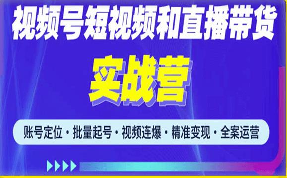 2023最新微信视频号引流和变现全套运营实战课程,小白也能玩转视频号短视频和直播运营| 鹿鸣网创