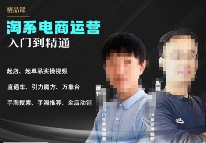 2023手淘搜索实操课+体系化课程,起店起单品实操视频课程| 鹿鸣网创