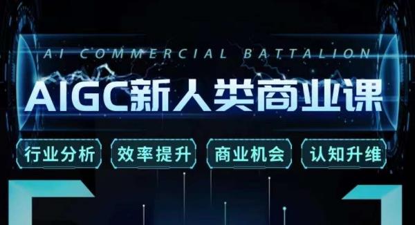 张诗童·AIGC新人类商业课，​行业分析/效率提升/商业机会/认知升维| 鹿鸣网创
