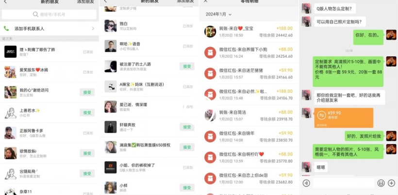 AI掘金最新玩法，Q版人物印钞机，日入500+小白无脑操作【揭秘】| 鹿鸣网创