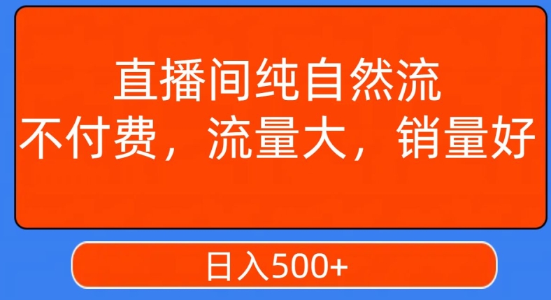视频号直播间纯自然流,不付费,白嫖自然流,自然流量大,销售高,月入15000+【揭秘】| 鹿鸣网创