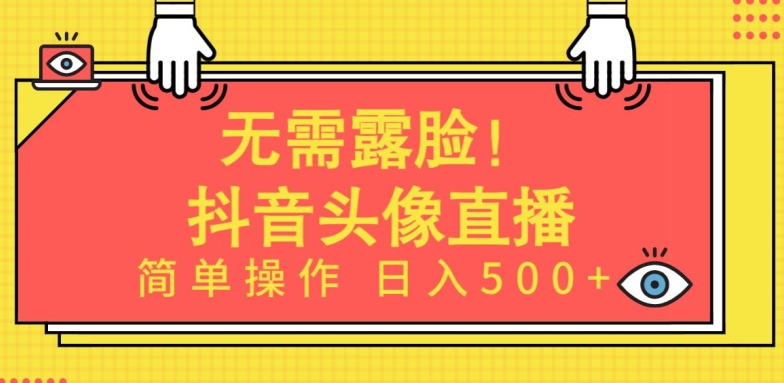 无需露脸，Ai头像直播项目，简单操作日入500+【揭秘】| 鹿鸣网创
