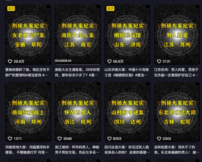 大案纪实解说课，2024年最新抖音大案教学教程| 鹿鸣网创