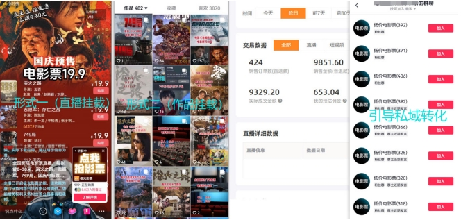 电影票小程序挂载_蹭新电影热度+后续流量延伸【揭秘】| 鹿鸣网创