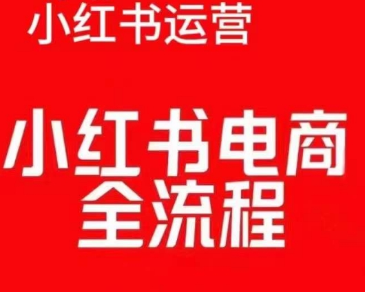 红薯电商实操课,小红书电商全流程| 鹿鸣网创