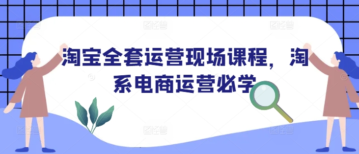 淘宝全套运营现场课程，淘系电商运营必学| 鹿鸣网创