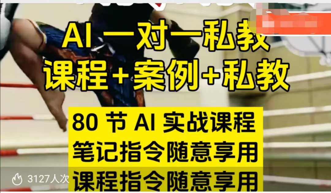 AI指令实战课，课程+案例，80节AI实战课程，笔记指令随意享用，课程指令随意享用| 鹿鸣网创