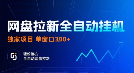 网盘拉新全自动挂G，独家技术，操作简单，自动完成拉新任务，单窗口3张【揭秘】| 鹿鸣网创