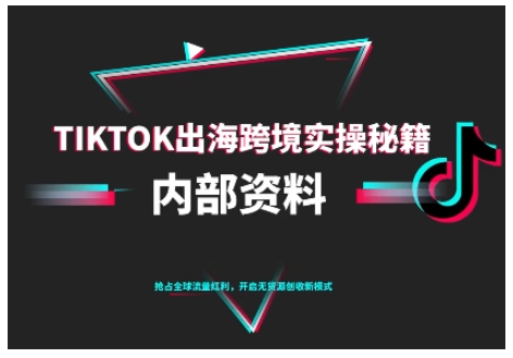 TikTok跨境电商0-1搭建运营，TK出海跨境实操秘籍（10月更新）| 鹿鸣网创