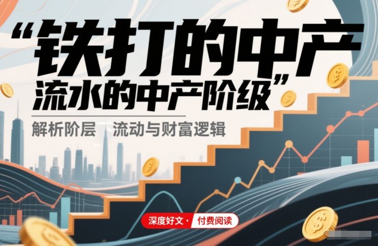 付费文章：铁打的中产，流水的中产阶级| 鹿鸣网创