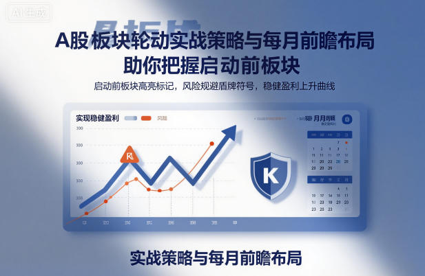A股板块轮动实战策略与每月前瞻布局，助你把握启动前板块，规避风险，实现稳健盈利| 鹿鸣网创
