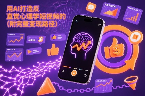 用AI打造“反直觉”心理学短视频的流量密码（附完整变现路径）| 鹿鸣网创