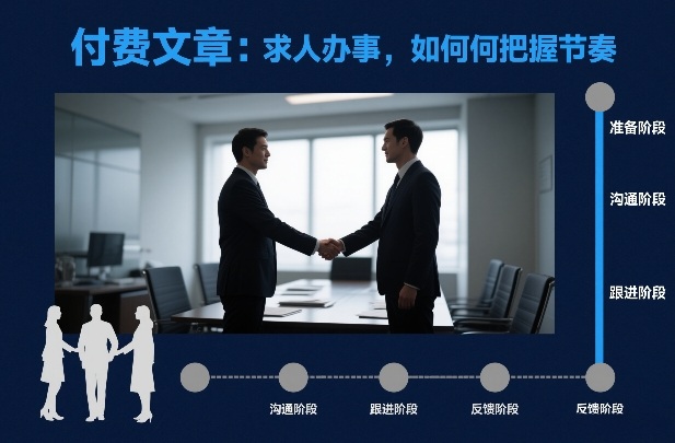 付费文章：求人办事，如何把握节奏| 鹿鸣网创