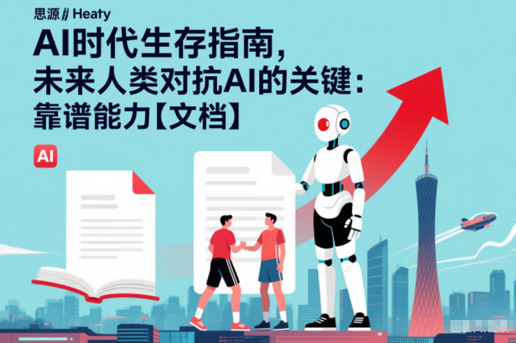 AI时代生存指南，未来人类对抗AI的关键：靠谱能力【文档】| 鹿鸣网创