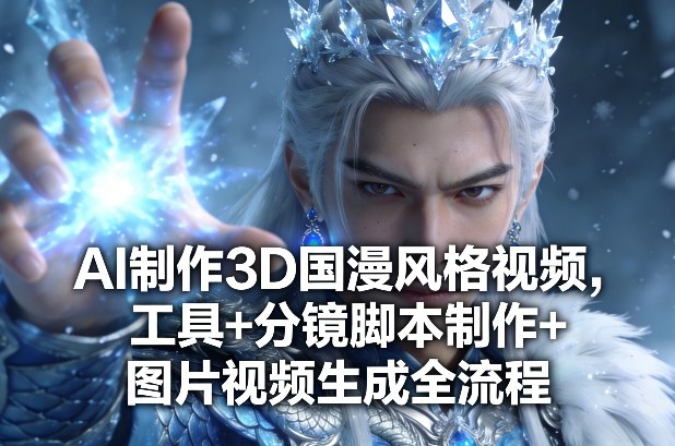AI制作3D国漫风格视频，工具+分镜脚本制作+图片视频生成全流程| 鹿鸣网创