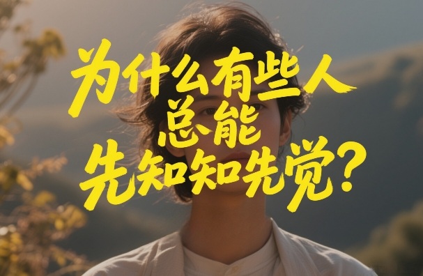 付费文章：为什么有些人总能先知先觉？| 鹿鸣网创