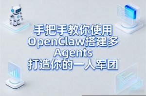 手把手教你使用OpenClaw搭建多Agents打造你的一人军团| 鹿鸣网创
