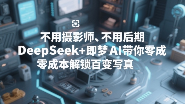 不用摄影师、不用后期，DeepSeek+即梦AI带你零成本解锁百变写真！| 鹿鸣网创