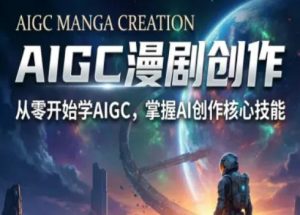 AIGC精品漫剧创作全流程解析,S级漫剧教学,从零开始学AIGC漫剧创作| 鹿鸣网创