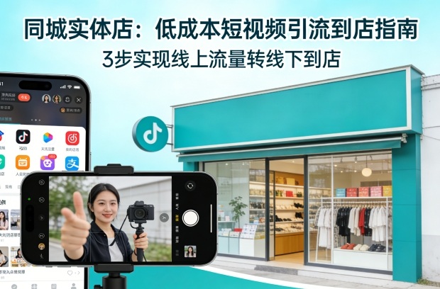 同城实体店，如何低成本把客户从短视频带到线下门店| 鹿鸣网创