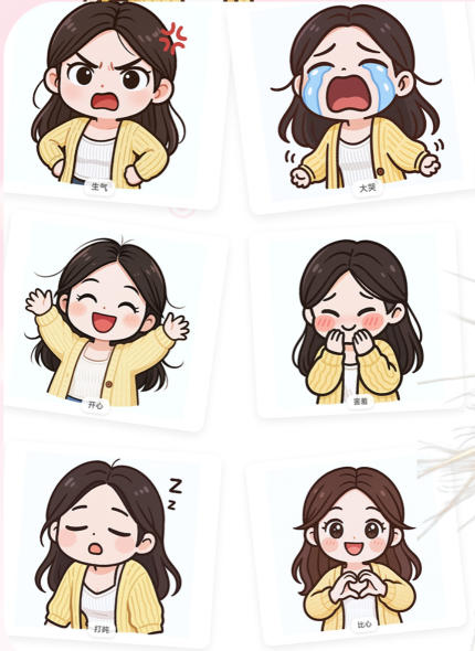 一张照片秒变多种表情包，三步就能拥有专属表情包库，零门槛玩转社交新玩法【文档】| 鹿鸣网创