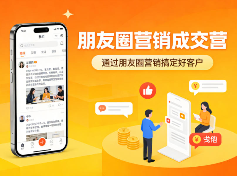朋友圈营销成交营，通过朋友圈营销来搞定好客户| 鹿鸣网创