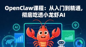OpenClaw课程：从入门到精通，彻底吃透小龙虾AI| 鹿鸣网创
