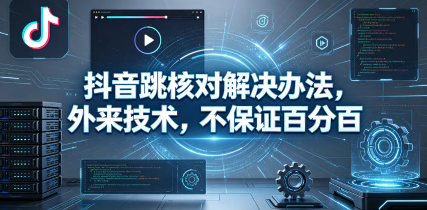 抖音跳核对解决办法，外来技术，不保证百分百| 鹿鸣网创