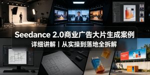 Seedance 2.0商业广告大片生成案例详细讲解｜从实操到落地全拆解| 鹿鸣网创