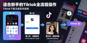 Tiktok下载注册发布，适合新手的Tiktok全流程操作| 鹿鸣网创
