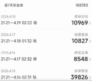 外面卖1600抖音美女无人直播撸音浪项目，号称不封号，当场最高撸6W音浪！【附详细教程】| 鹿鸣网创