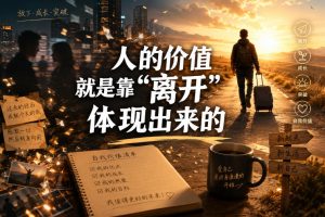 付费文章：人的价值就是靠“离开”体现出来的| 鹿鸣网创