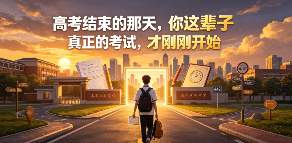 付费文章：高考结束的那天，你这辈子真正的考试，才刚刚开始| 鹿鸣网创