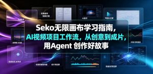 Seko无限画布学习指南，AI视频项目工作流，从创意到成片，用Agent 创作好故事| 鹿鸣网创