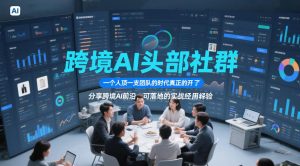 跨境AI头部社群，一个人顶一支团队的时代真正的开始了，分享跨境AI前沿，可落地的实战经验（更新6月29日）| 鹿鸣网创