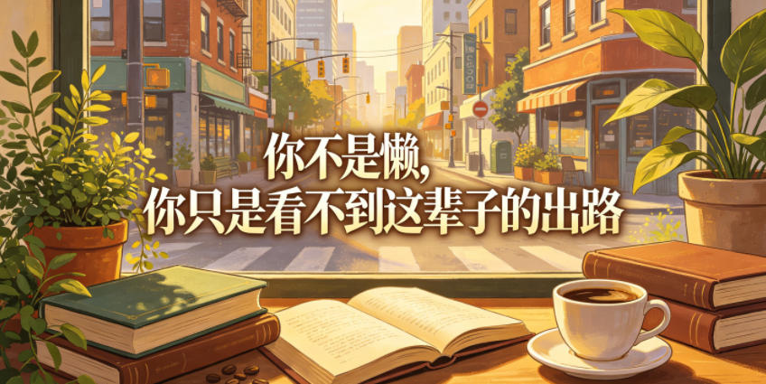 付费文章：你不是懒，你只是看不到这辈子的出路| 鹿鸣网创