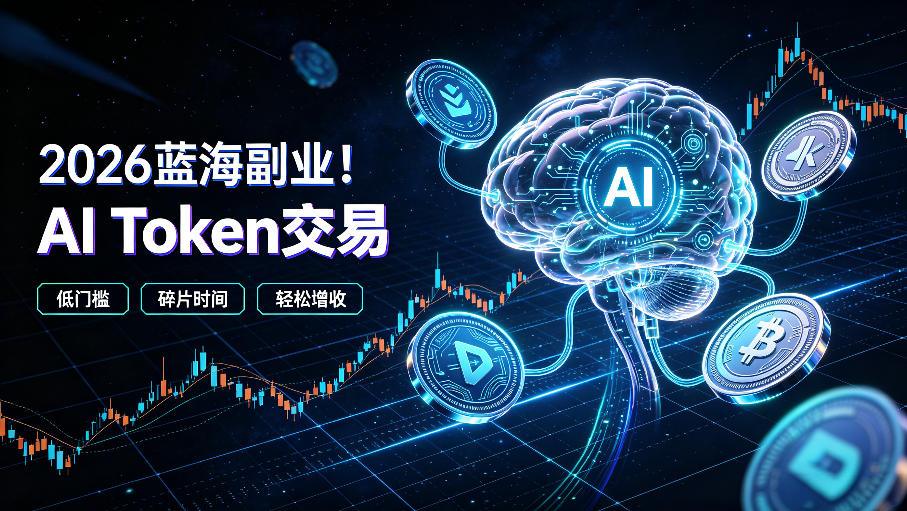2026全新风口副业｜AI智能Token交易，空闲时间轻松 賺 收益，无需全天盯盘【揭秘】| 鹿鸣网创