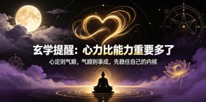 付费文章：玄学提醒：心力比能力重要多了| 鹿鸣网创