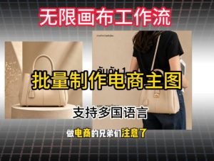 批量复刻电商爆款主图工作流搭建教学,批量下载,支持多国语言,不管是国内电商还是跨境店群都能用| 鹿鸣网创