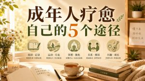 付费文章：成年人疗愈自己的5个途径| 鹿鸣网创