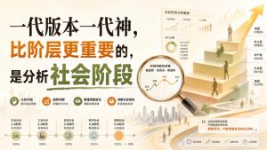 付费文章：一代版本一代神，比阶层更重要的，是分析社会阶段| 鹿鸣网创