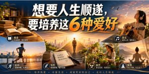 公众号付费文章：想要人生顺遂，要培养这6种爱好| 鹿鸣网创