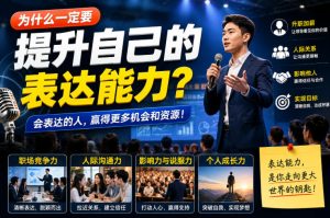 付费文章：为什么一定要提升自己的表达能力？| 鹿鸣网创