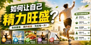 付费文章：如何让自己精力旺盛？| 鹿鸣网创
