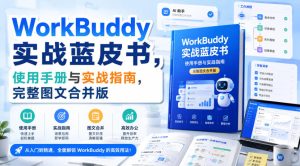 WorkBuddy实战蓝皮书，使用手册与实战指南，完整图文合并版| 鹿鸣网创