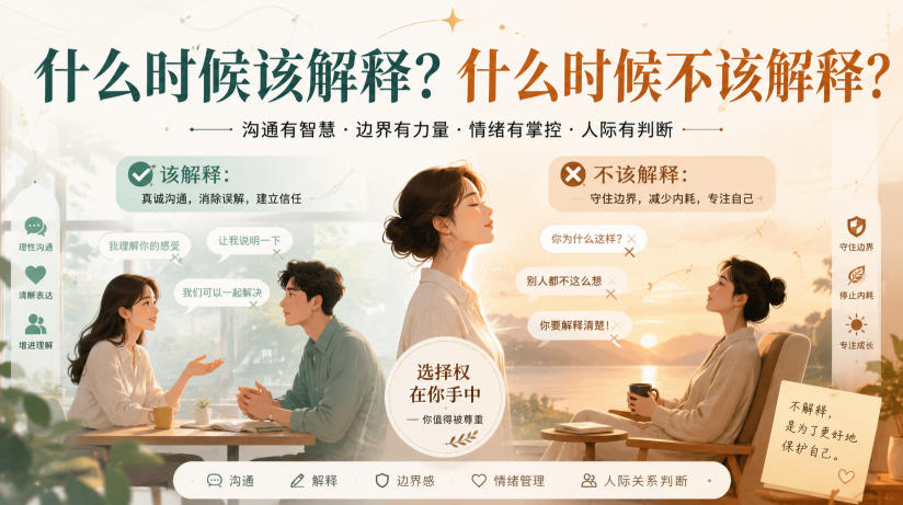 付费文章：什么时候该解释？什么时候不该解释？| 鹿鸣网创