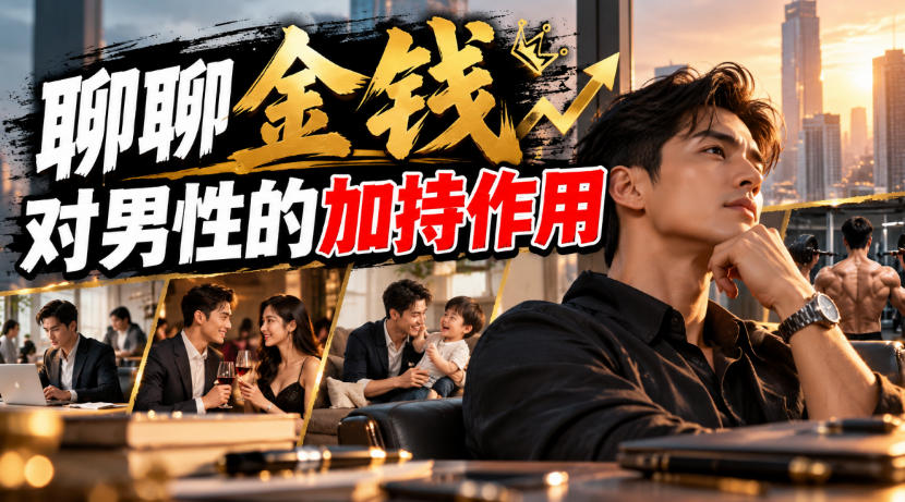某公众号付费文章：聊聊金钱对男性的加持作用| 鹿鸣网创