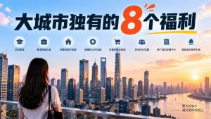 某公众号付费文章：大城市独有的8个福利| 鹿鸣网创