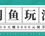龟课·闲鱼项目玩法实战班第12期,操作10天左右利润有8000元细节玩法| 鹿鸣网创